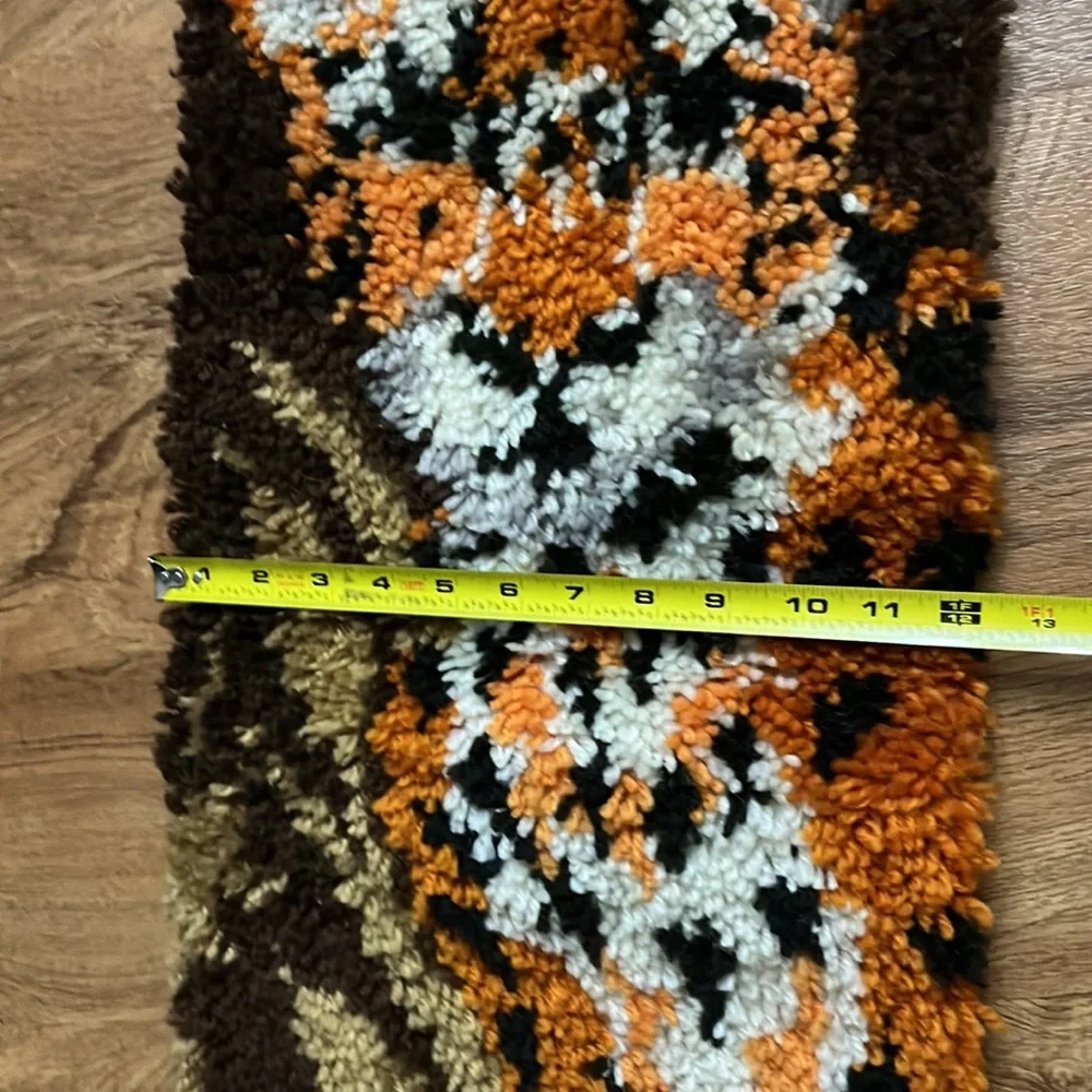 Vintage 70’s Tiger Rug Wall Hanging